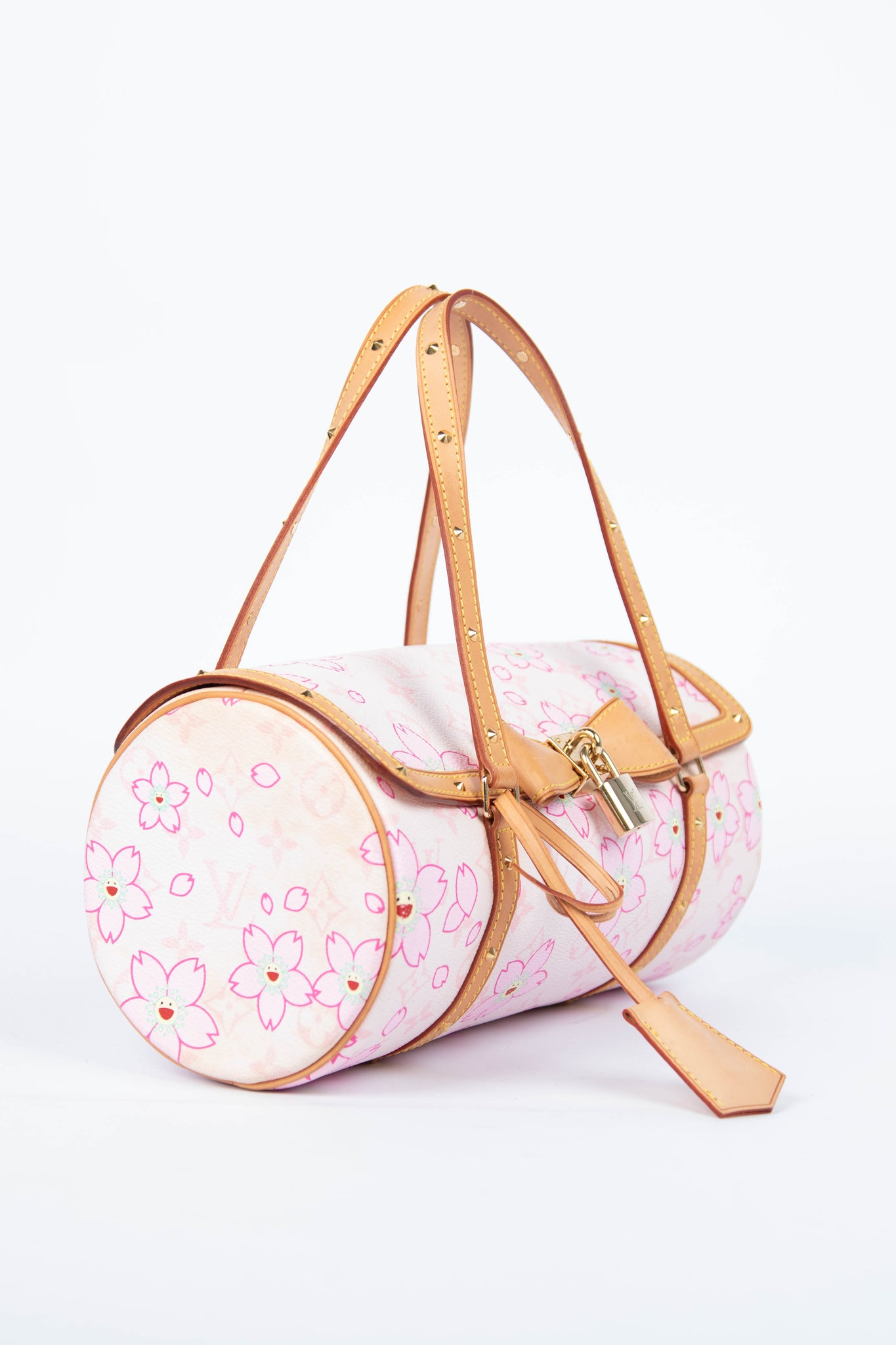 Louis Vuitton x Takashi Murakami Pink Cherry Blossom Monogram Papillon Bag