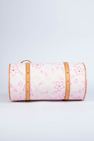 Louis Vuitton x Takashi Murakami Pink Cherry Blossom Monogram Papillon Bag