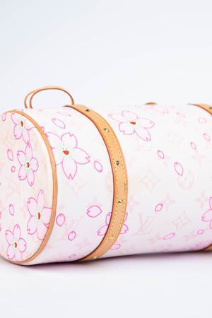 Louis Vuitton x Takashi Murakami Pink Cherry Blossom Monogram Papillon Bag
