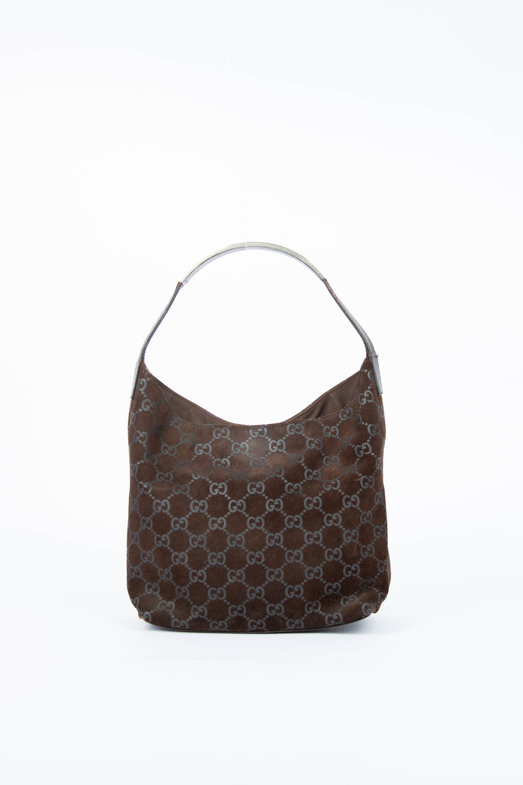 90s Gucci Tom Ford Brown Leather Shoulder Bag