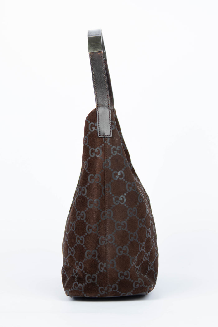 90s Gucci Tom Ford Brown Leather Shoulder Bag