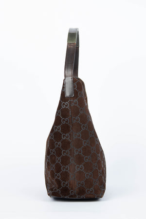 90s Gucci Tom Ford Brown Leather Shoulder Bag
