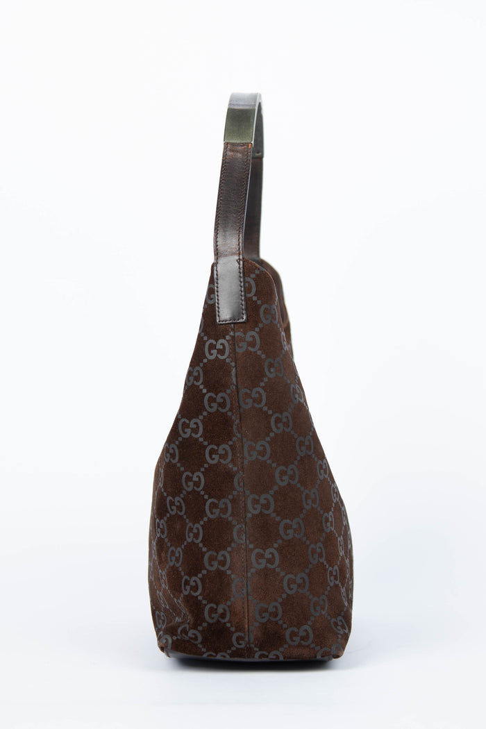 90s Gucci Tom Ford Brown Leather Shoulder Bag