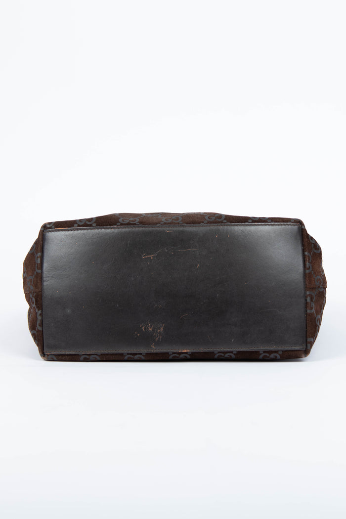 90s Gucci Tom Ford Brown Leather Shoulder Bag