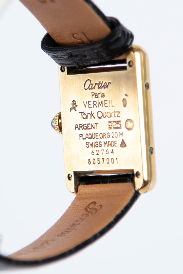 Vintage Cartier Tank Argent Watch