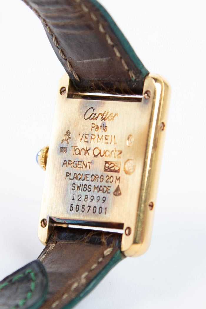 Vintage Cartier Tank Argent Watch
