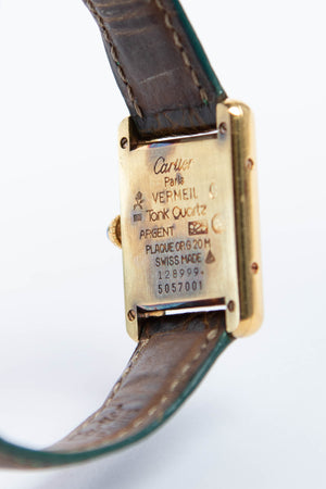 Vintage Cartier Tank Argent Watch