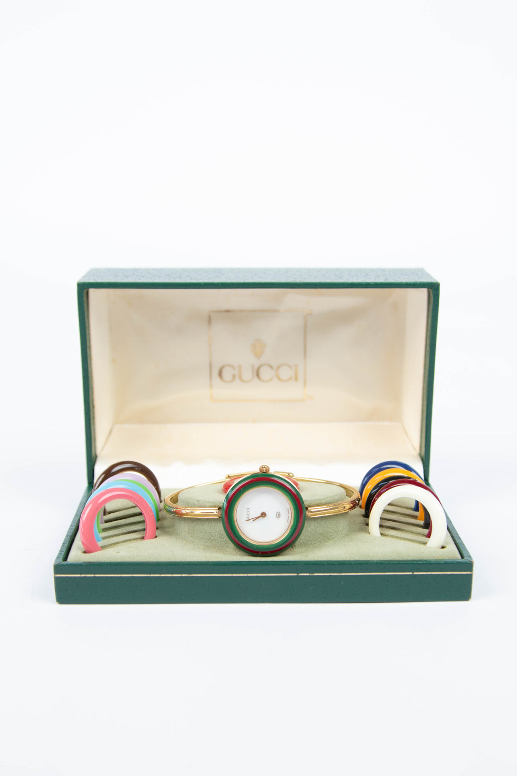 Vintage Gucci Gold Bezel Watch