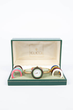 Vintage Gucci Gold Bezel Watch