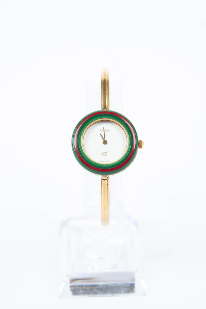 Vintage Gucci Gold Bezel Watch