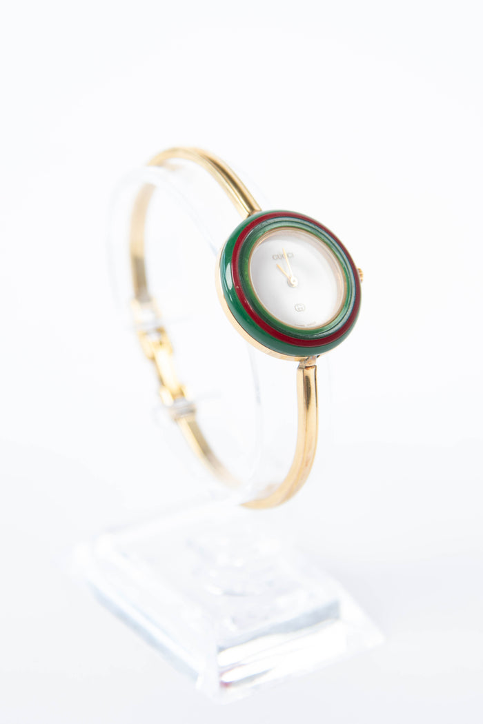 Vintage Gucci Gold Bezel Watch