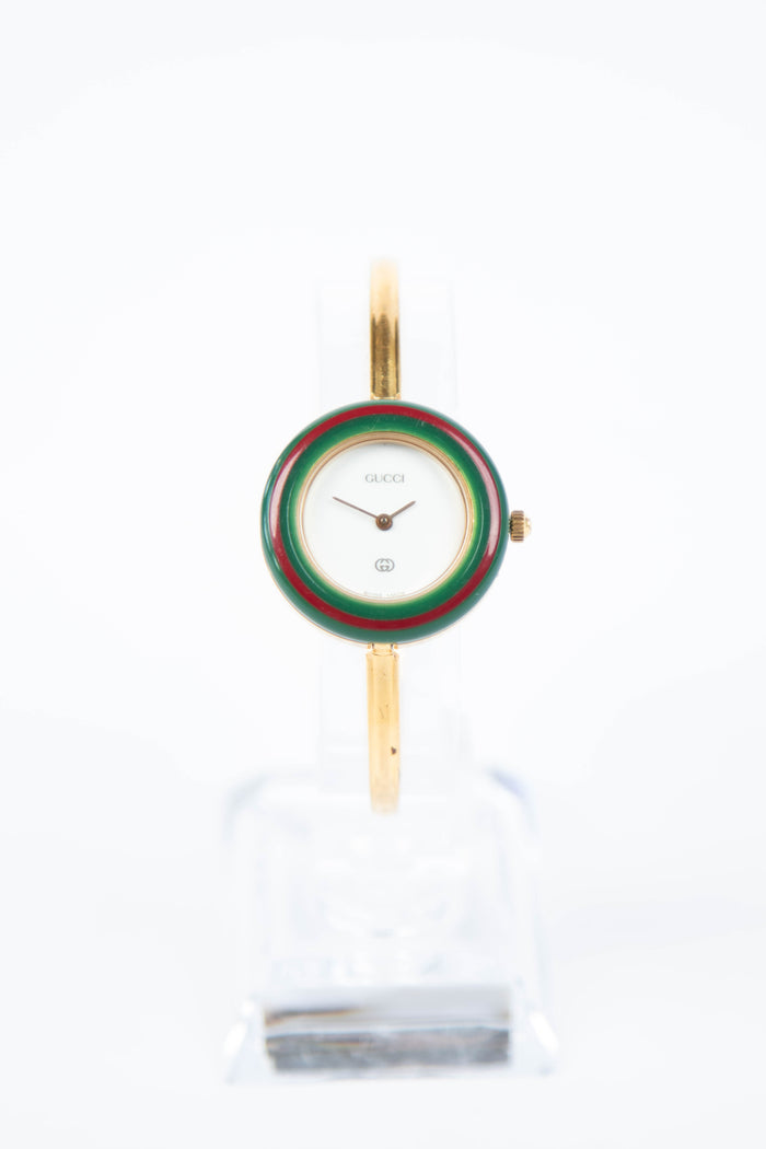Vintage Gucci Gold Bezel Watch