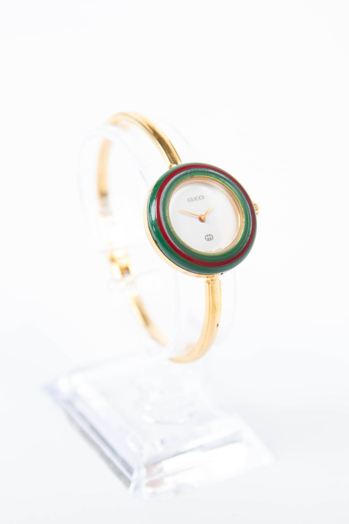 Vintage Gucci Gold Bezel Watch