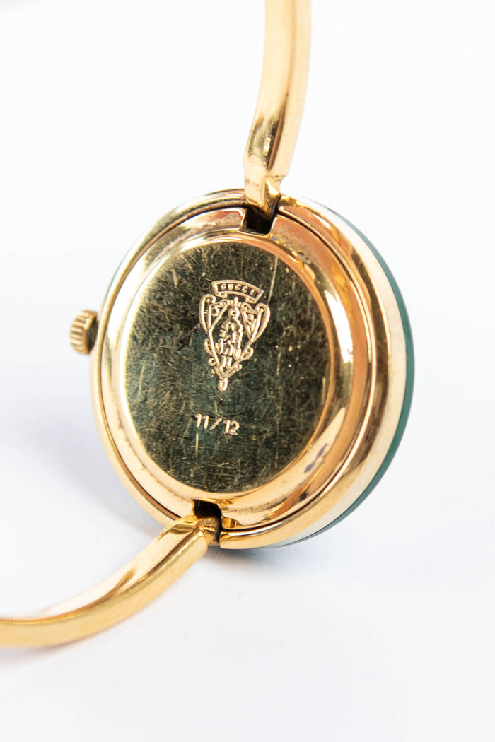 Vintage Gucci Gold Bezel Watch