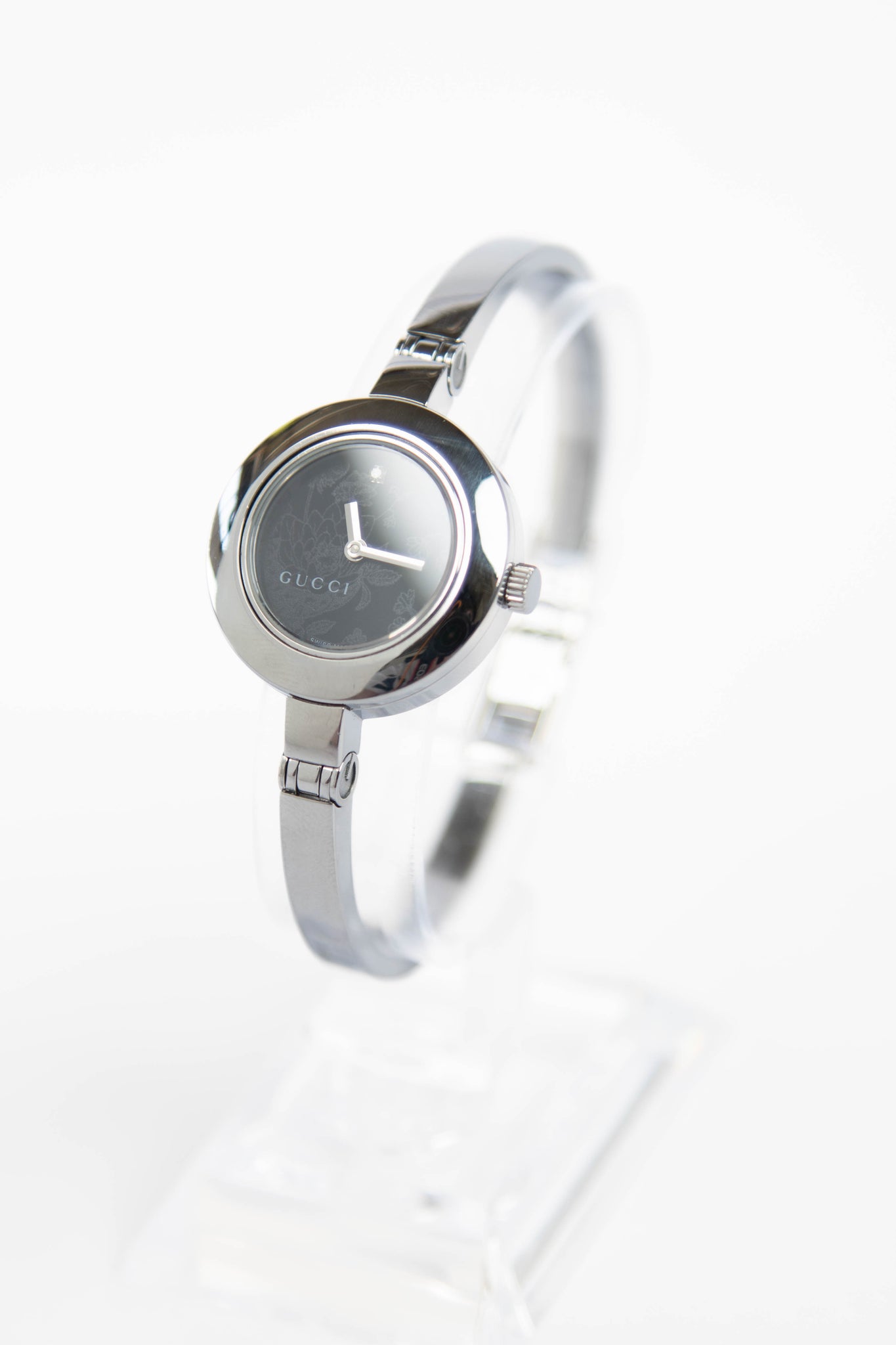 Vintage Gucci Silver Watch