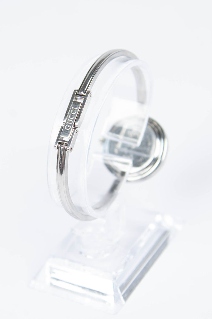 Vintage Silver Gucci Bezel Watch
