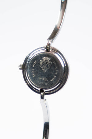 Vintage Silver Gucci Bezel Watch