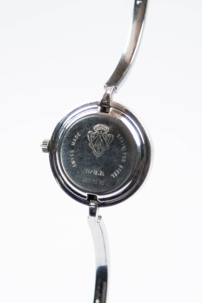 Vintage Silver Gucci Bezel Watch