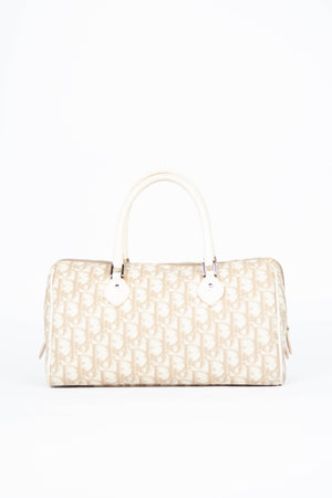2000s Christian Dior Floral Small Boston Bag