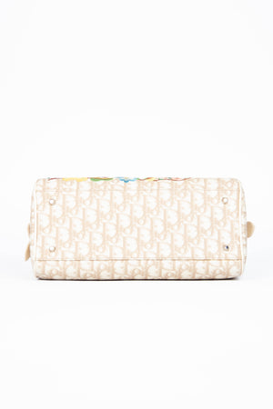 2000s Christian Dior Floral Small Boston Bag