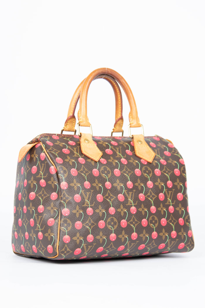 RARE Louis Vuitton x Takashi Murakami Cherry Speedy 25cm