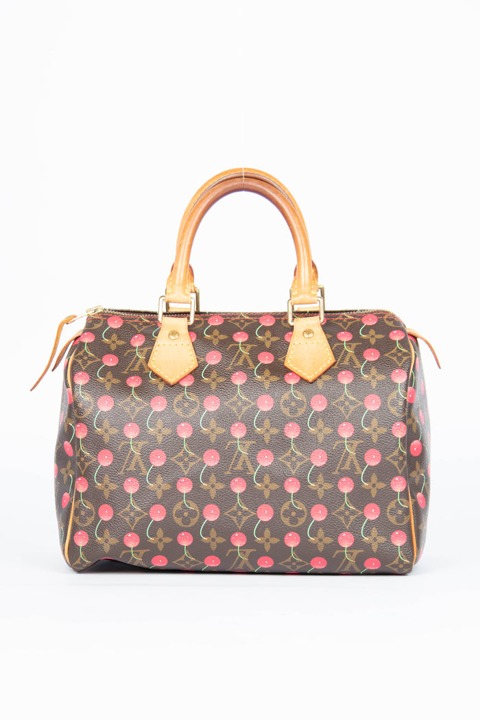 RARE Louis Vuitton x Takashi Murakami Cherry Speedy 25cm