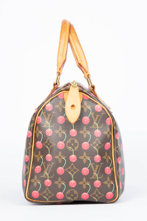RARE Louis Vuitton x Takashi Murakami Cherry Speedy 25cm