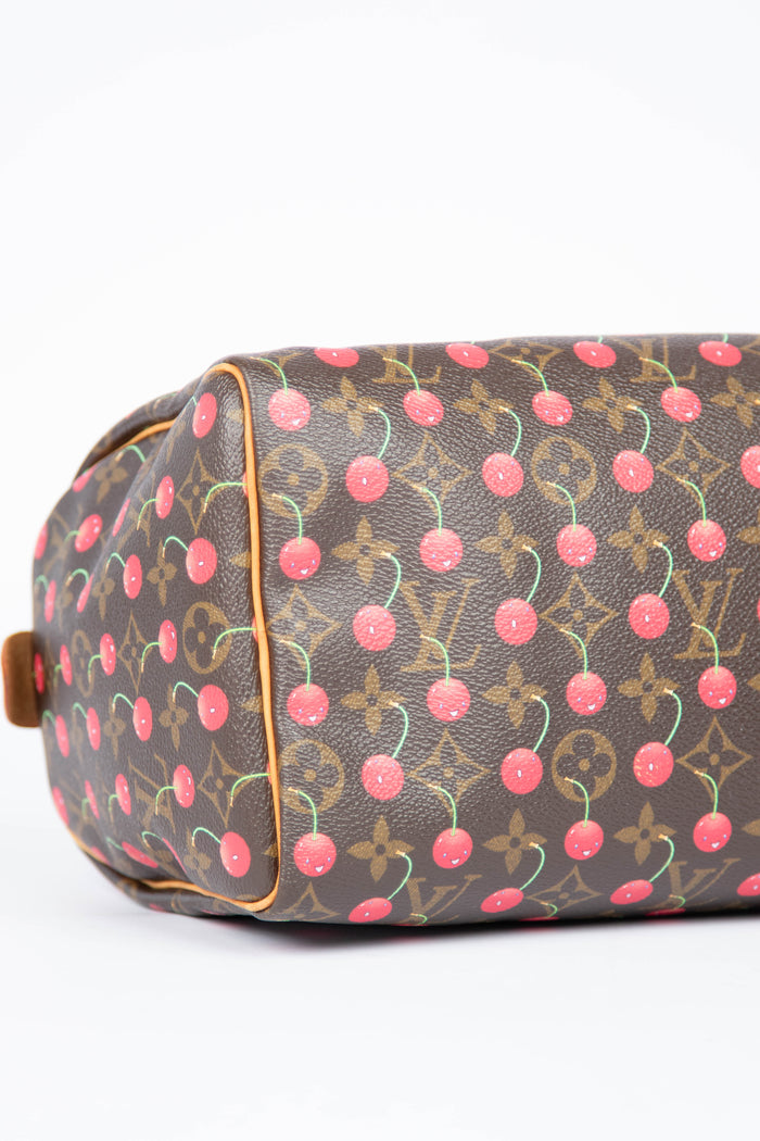 RARE Louis Vuitton x Takashi Murakami Cherry Speedy 25cm