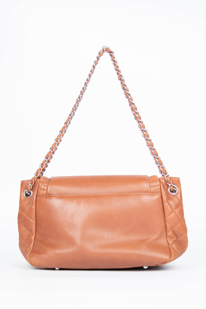 2012 Chanel Brown Calfskin Bengal Shoulder Bag