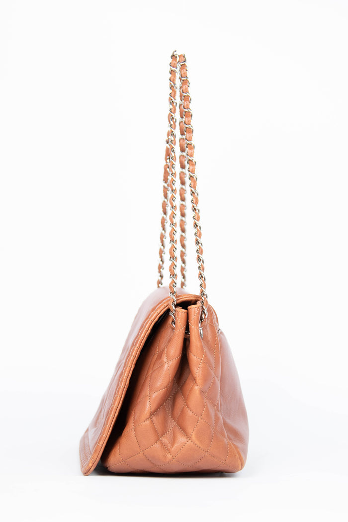 2012 Chanel Brown Calfskin Bengal Shoulder Bag