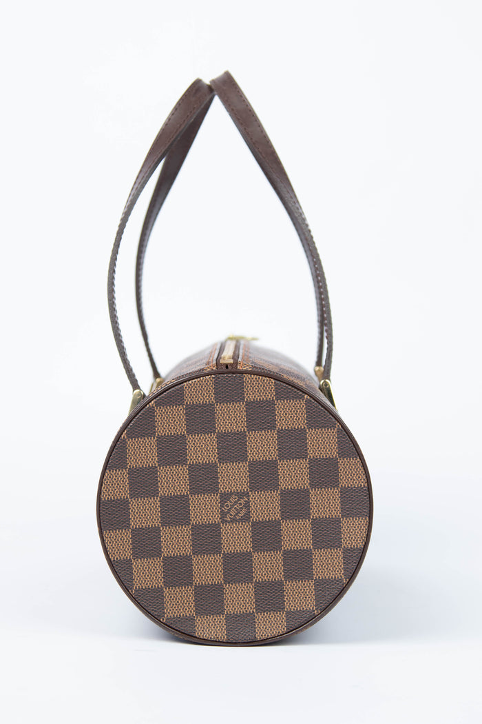 2000s Louis Vuitton Damier Ebene Papillon 30cm Shoulder Bag
