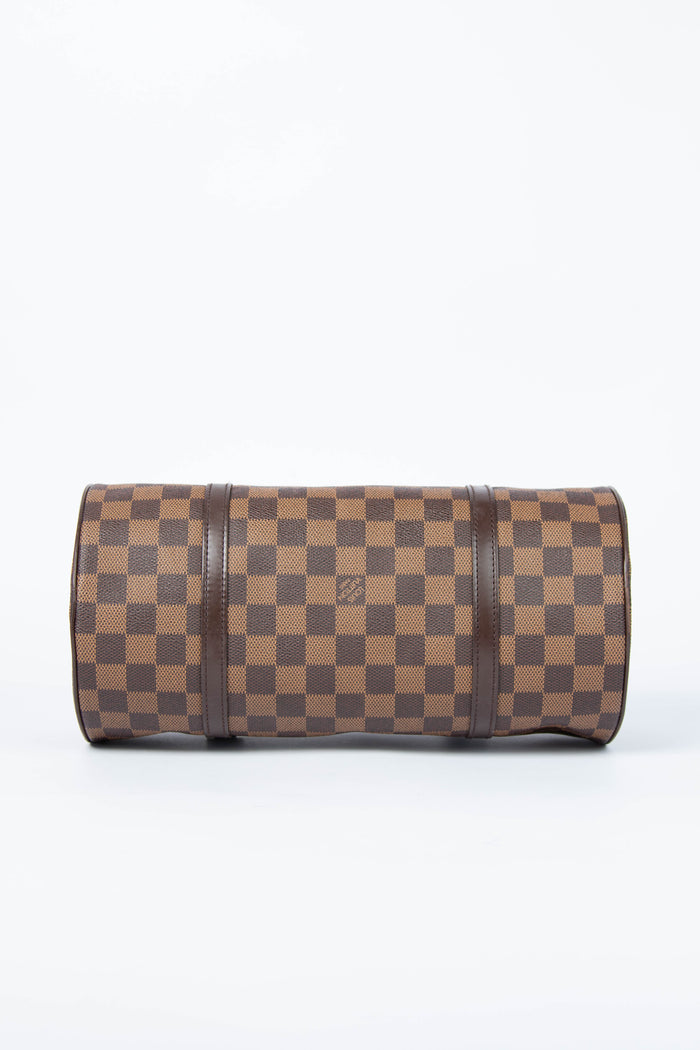 2000s Louis Vuitton Damier Ebene Papillon 30cm Shoulder Bag