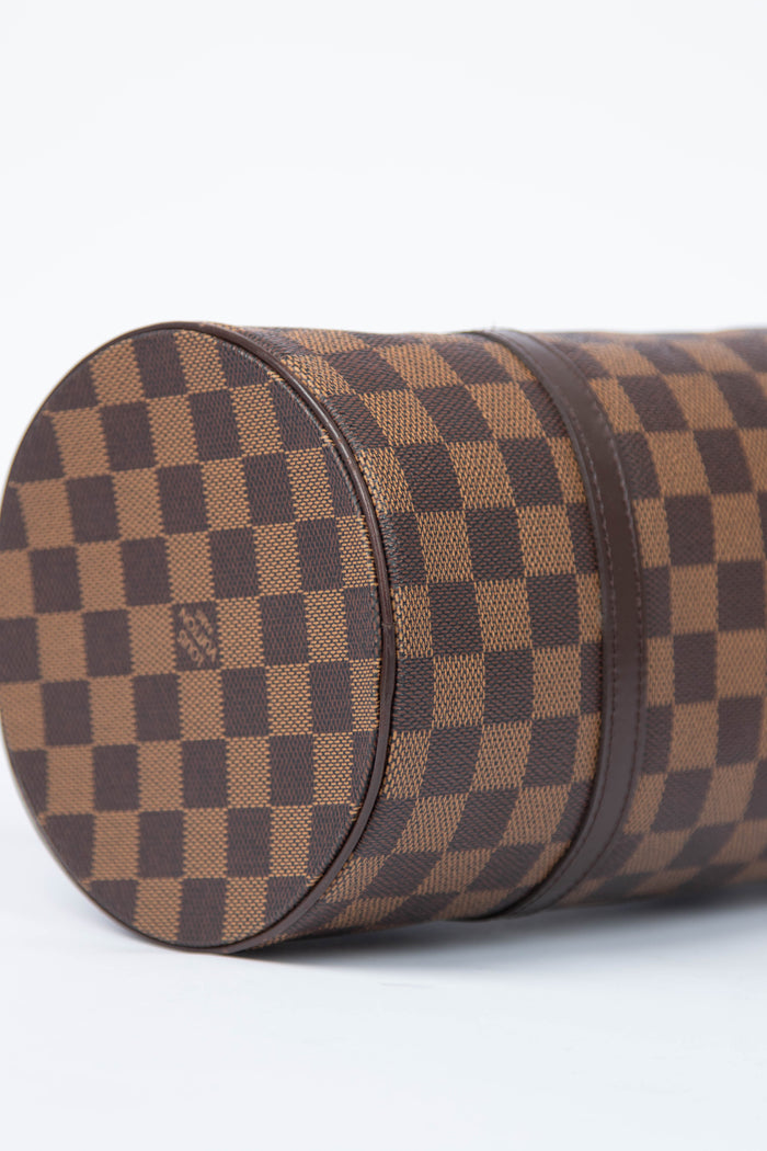 2000s Louis Vuitton Damier Ebene Papillon 30cm Shoulder Bag
