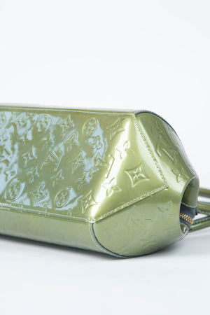 2000s Louis Vuitton Sherwood Green Vernis PM Shoulder Bag