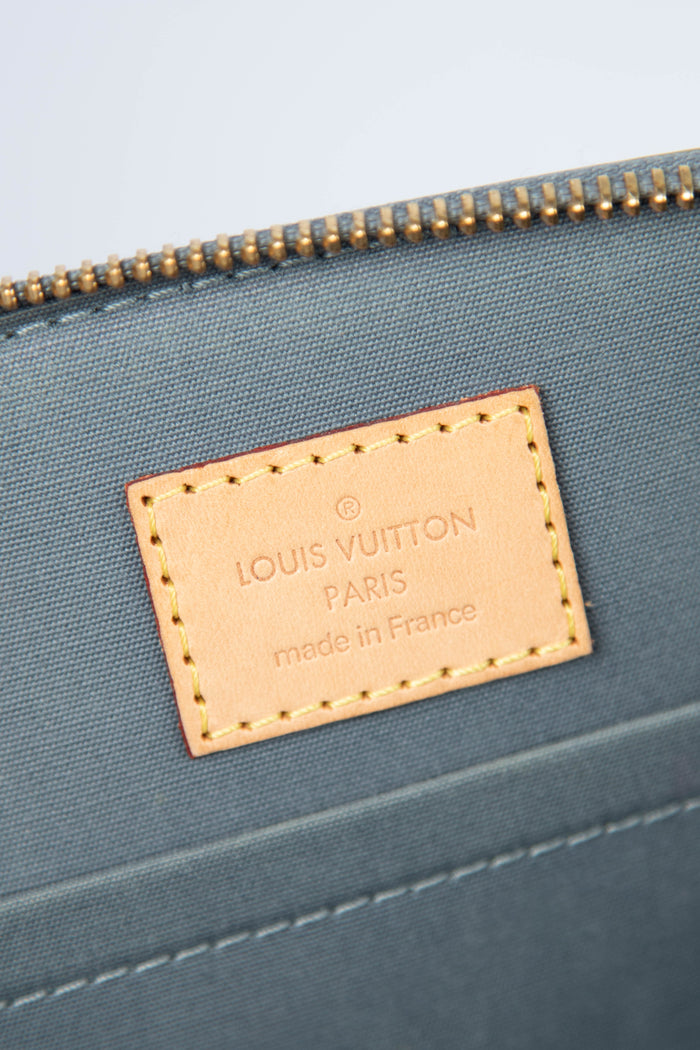 2000s Louis Vuitton Sherwood Green Vernis PM Shoulder Bag