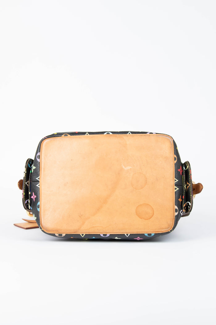 2000s Louis Vuitton x Takashi Murakami Black Multicolour Petit Noé