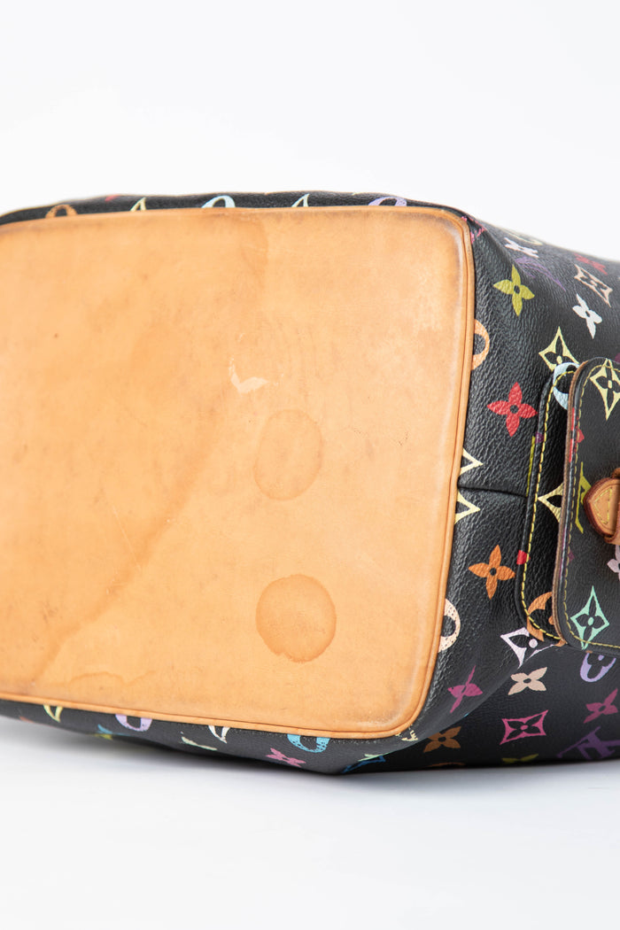 2000s Louis Vuitton x Takashi Murakami Black Multicolour Petit Noé
