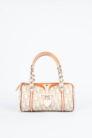2000s Christian Dior Romantiqué Monogram Barrel Bag