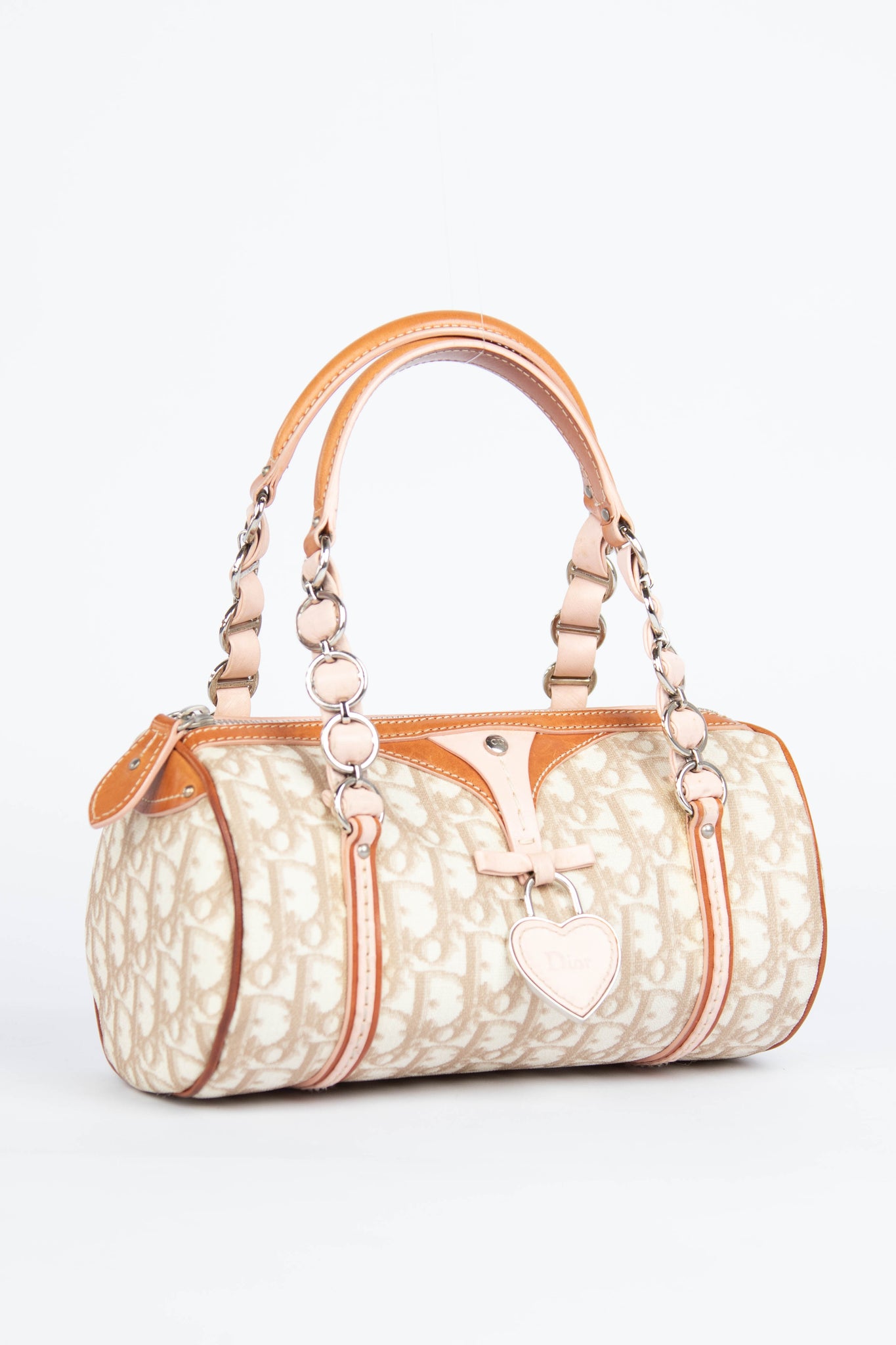 2000s Christian Dior Romantiqué Monogram Barrel Bag
