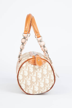 2000s Christian Dior Romantiqué Monogram Barrel Bag