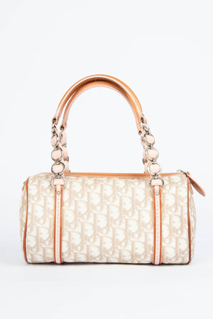 2000s Christian Dior Romantiqué Monogram Barrel Bag