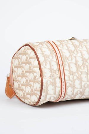 2000s Christian Dior Romantiqué Monogram Barrel Bag