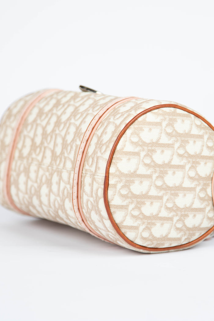 2000s Christian Dior Romantiqué Monogram Barrel Bag