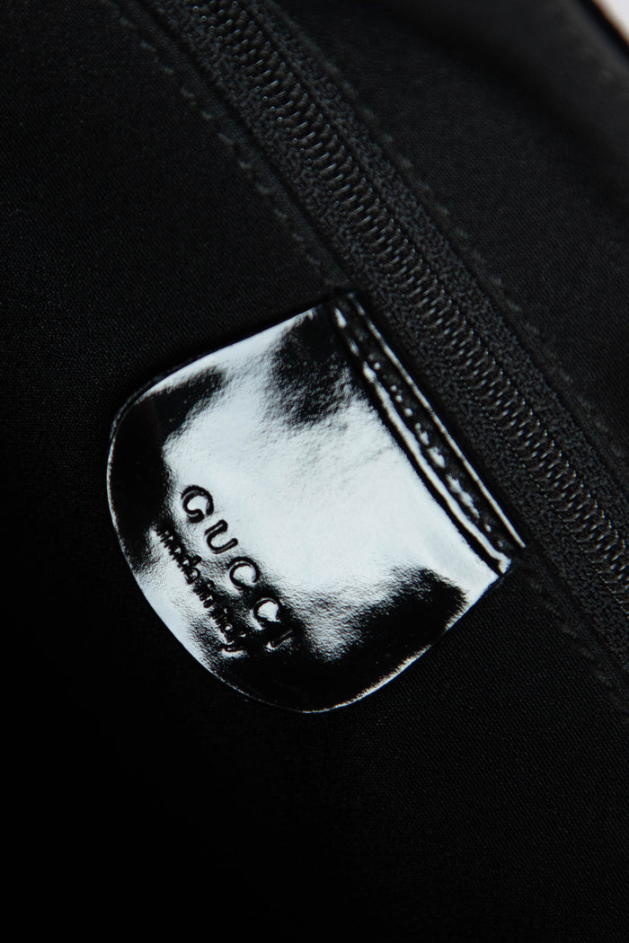 90s Gucci Tom Ford Black Monogram Shoulder Bag
