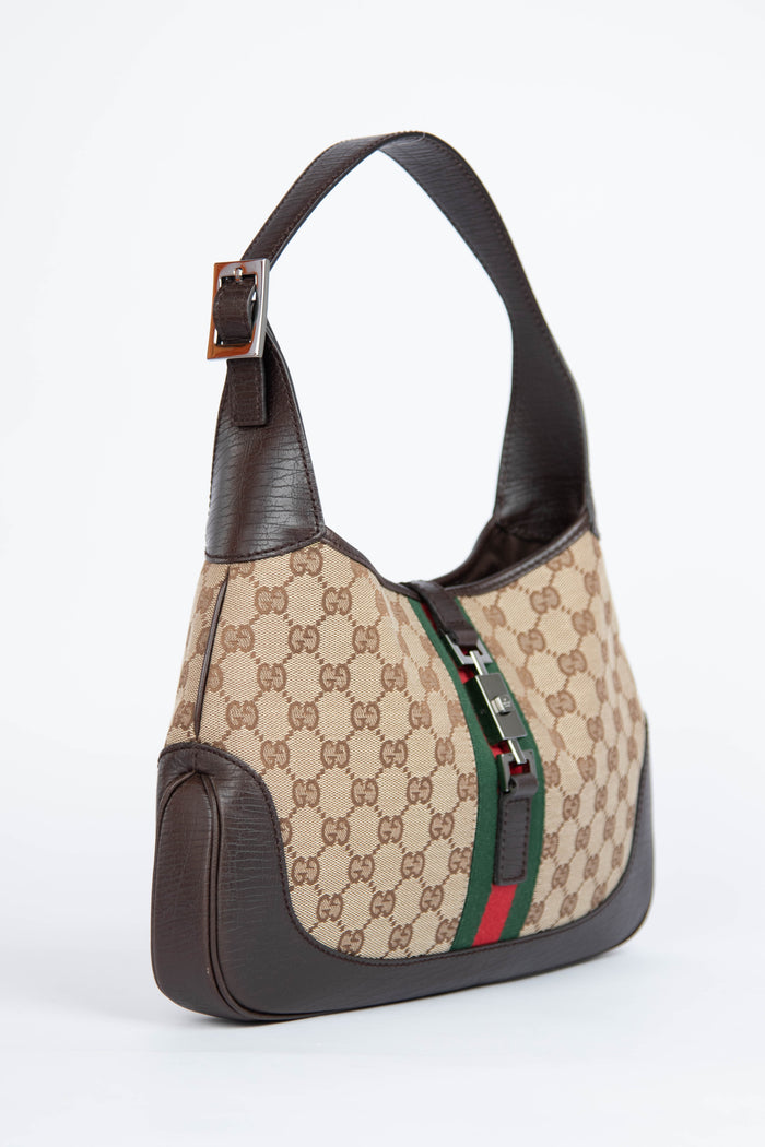 Vintage Gucci Classic GG Monogram Jackie Bag