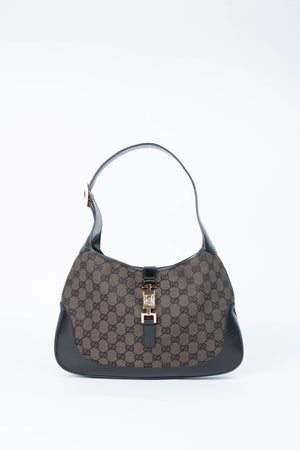 Vintage Gucci Brown GG Monogram Jackie Bag