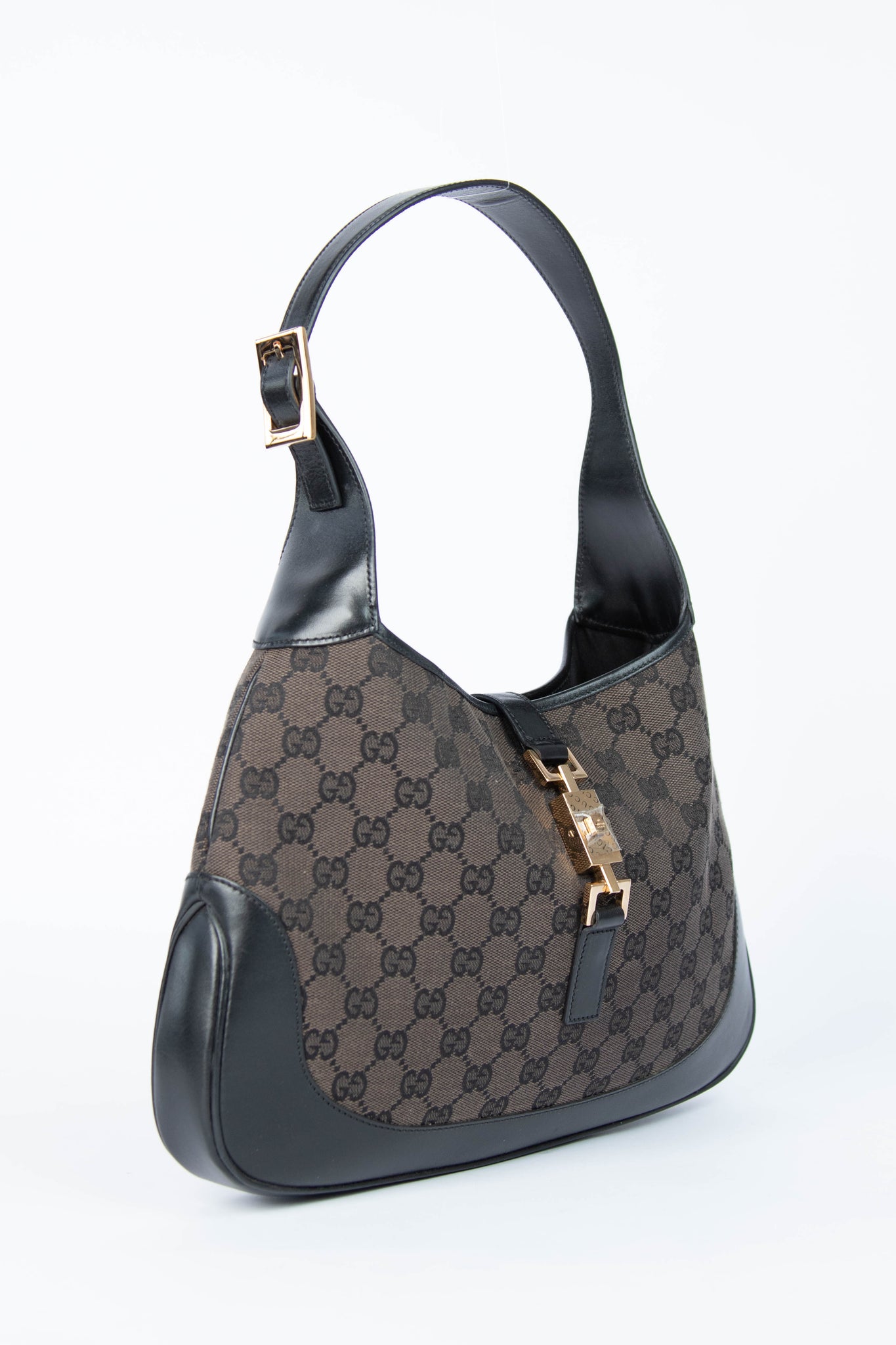 Vintage Gucci Brown GG Monogram Jackie Bag
