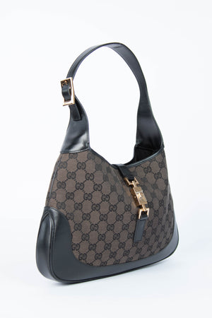 Vintage Gucci Brown GG Monogram Jackie Bag