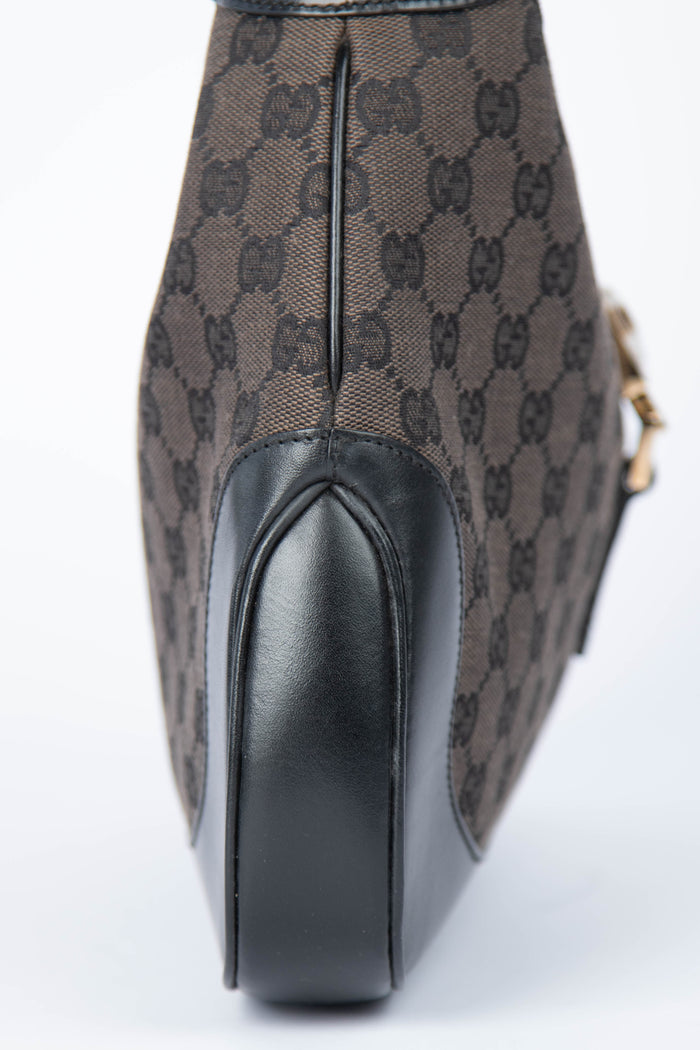 Vintage Gucci Brown GG Monogram Jackie Bag
