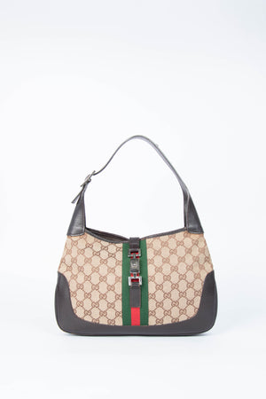 Vintage Gucci Classic GG Monogram Jackie Bag